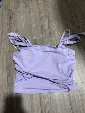 purple going out top